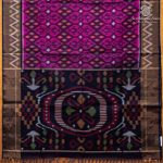 Kora Silk Cotton Sarees - Dark Majenta SAS0037332 - Image 4