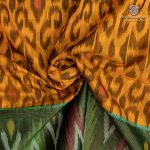 Kora Silk Cotton Sarees - Mango Yellow SAS0037335 - Image 2