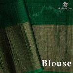 Kora Silk Cotton Sarees - Mango Yellow SAS0037335 - Image 3