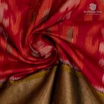 Kora Silk Cotton Sarees - Red SAS0037336 - Image 2