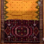 Kora Silk Cotton Sarees - Mango Yellow SAS0037339 - Image 4