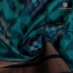Kora Silk Cotton Sarees - Dark Seafoam Green SAS0037341 - Image 2