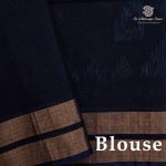 Kora Silk Cotton Sarees - Dark Seafoam Green SAS0037341 - Image 3