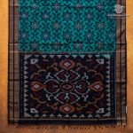 Kora Silk Cotton Sarees - Dark Seafoam Green SAS0037341 - Image 4