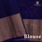 Kora Silk Cotton Sarees - Orange SAS0037344 - Image 3