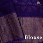 Kora Silk Cotton Sarees - Dark Green SAS0037347 - Image 3