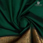 Silk Cotton Sarees – Bottle Green SAS0037350 - Image 2