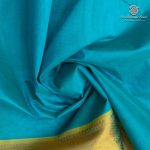 Silk Cotton Sarees – Bright Light Blue SAS0037352 - Image 2