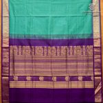 Silk Cotton Sarees – Dark Seafoam SAS0037355 - Image 4