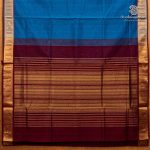 Silk Cotton Sarees – Ocean Blue SAS0037356 - Image 4