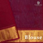 Silk Cotton Sarees – Ocean Blue SAS0037356 - Image 3
