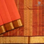 Silk Cotton Sarees – Red Orange SAS0037358