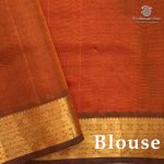 Silk Cotton Sarees – Red Orange SAS0037358 - Image 3
