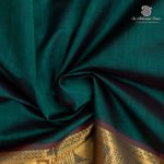 Silk Cotton Sarees – Dark Green SAS0037359 - Image 2