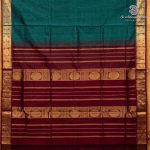 Silk Cotton Sarees – Dark Green SAS0037359 - Image 4