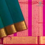 Silk Cotton Sarees – Dual Shade Peacock Green SAS0037369