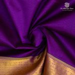 Silk Cotton Sarees – Dark Violet SAS0037370 - Image 2