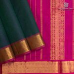 Silk Cotton Sarees – Dual Shade Dark Green SAS0037373