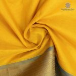 Silk Cotton Sarees – Lemon Yellow SAS0037374 - Image 2