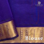 Silk Cotton Sarees – Dual Shade Peacock Blue SAS0037376 - Image 3