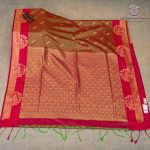 Fancy Soft Silk Saree- Dual Shade Green with Pink SASFS37379 - Image 4