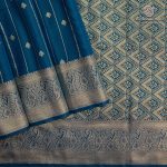 Fancy Soft Silk Saree - Dark Teal Blue SASFS37381