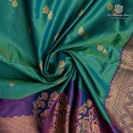 Fancy Soft Silk Saree- Dual Shade Sea Green SASFS37382 - Image 2
