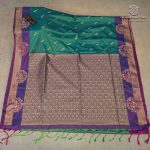 Fancy Soft Silk Saree- Dual Shade Sea Green SASFS37382 - Image 4