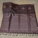 Fancy Soft Silk Saree- Dual Shade Grey SASFS37383 - Image 4