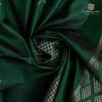 Fancy Soft Silk Saree- Bottle Green SASFS37384 - Image 2