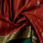 Fancy Soft Silk Saree- Dark Rust SASFS37385 - Image 2
