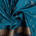 Fancy Soft Silk Saree- Steel Blue SASFS37386 - Image 2