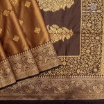 Fancy Soft Silk Saree- Dual Shade Dark Honey SASFS37388