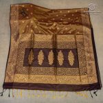 Fancy Soft Silk Saree- Dual Shade Dark Honey SASFS37388 - Image 4