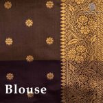 Fancy Soft Silk Saree- Dual Shade Dark Honey SASFS37388 - Image 3