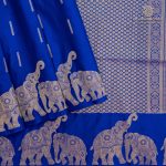 Fancy Soft Silk Saree- Navy Blue SASFS37391