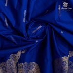 Fancy Soft Silk Saree- Navy Blue SASFS37391 - Image 2
