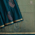 Fancy Soft Silk Saree - Dark Peacock Green SASFS37392