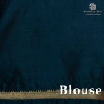Fancy Soft Silk Saree- Dark Peacock Green SASFS37395 - Image 3