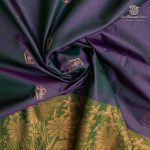 Fancy Soft Silk Saree - Dual Shade Green with Purple SASFS37397 - Image 2