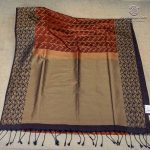Fancy Soft Silk Saree - Dark Rust SASFS37398 - Image 4