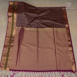 Fancy Soft Silk Saree - Greyish Purple SASFS37400 - Image 4