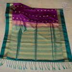 Fancy Soft Silk Saree - Grape Purple SASFS37401 - Image 4