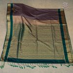 Fancy Soft Silk Saree - Greyish Purple SASFS37402 - Image 4