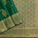 Fancy Soft Silk Saree - Dark Green SASFS37408