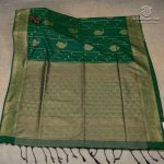 Fancy Soft Silk Saree - Dark Green SASFS37408 - Image 4