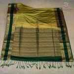 Fancy Soft Silk Saree - Lime Green SASFS37411 - Image 4