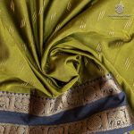 Fancy Soft Silk Saree - Pea Green SASFS37413 - Image 2