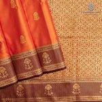 Fancy Soft Silk Saree - Dual Shade Orange SASFS37414