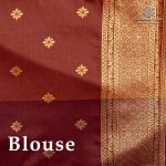 Fancy Soft Silk Saree - Dual Shade Orange SASFS37414 - Image 3